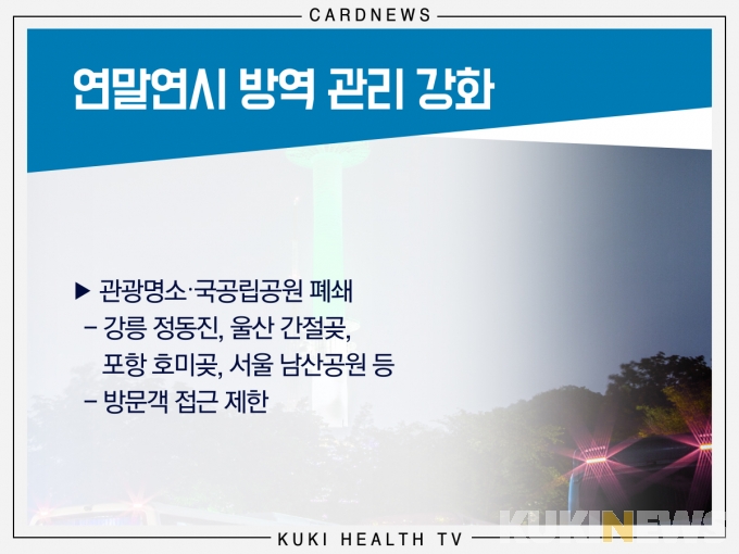 ‘금지·제한·통제·폐쇄’ 연말연시 코로나19 방역 강화