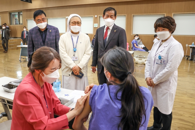 대구시의회, 코로나19 백신 접종 현장 점검 