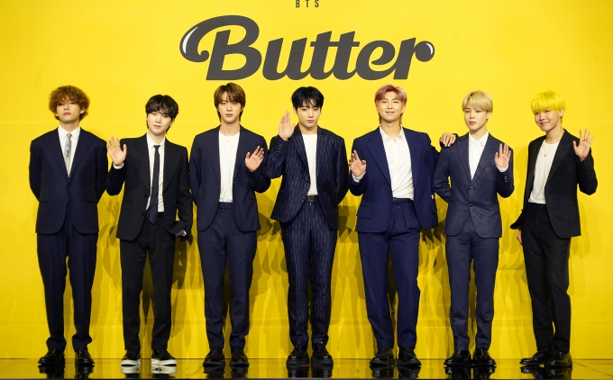 BTS '버터'로 '다이너마이트' 기록 깼다…빌보드 4주 연속 1위