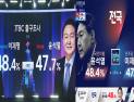 방송3사-JTBC 엇갈린 출구조사...1%p 미만 초접전