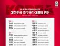 클린스만호 6월 A매치 명단 발표…박용우·안현범·홍현석 최초 발탁