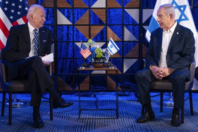 바이든 美 대통령, 이스라엘 도착…네타냐후와 회담