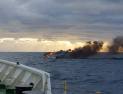독도 인근 해상서 45t급 어선 화재···승선원 9명 전원 구조