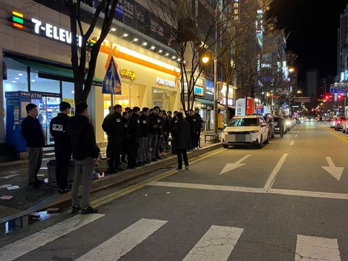 전북경찰청, 형사기동대 야간에 형사활동 집중 