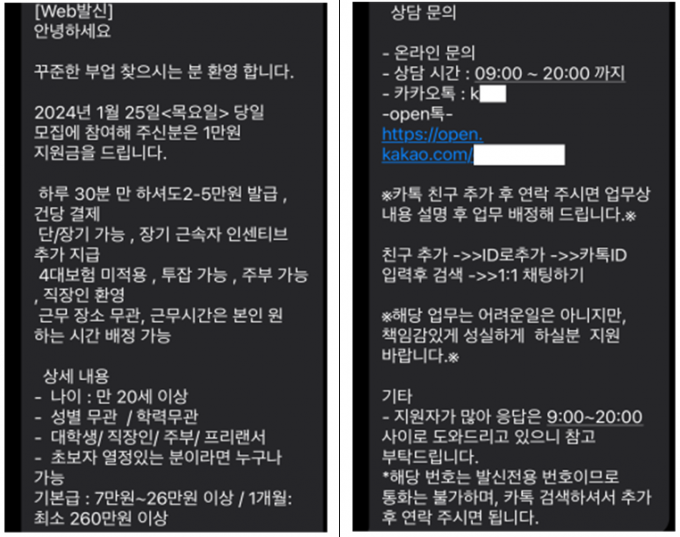 “손쉽게 월 300만원 고수익”…주부·사회초년생 울린 온라인몰 부업 사기 