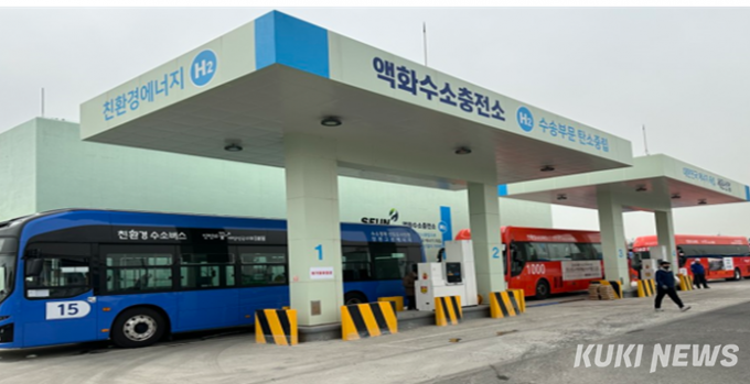 인천시, 국내 최초 액화수소 자동차 충전소 운영 시작