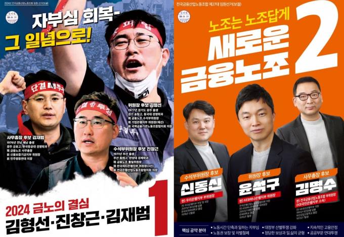 금융노조 위원장 선거 시작…김형선·윤석구 후보 ‘2파전’